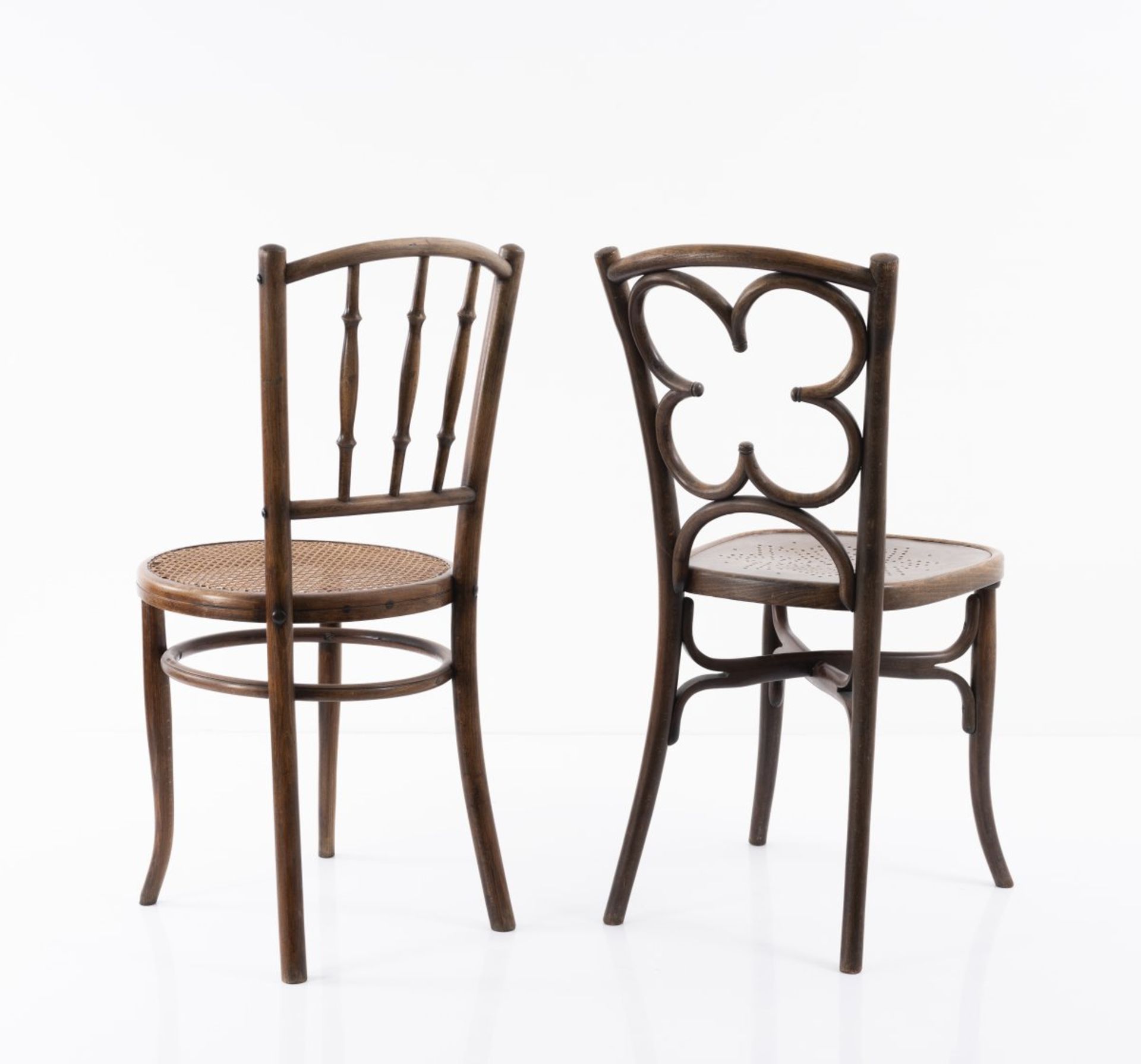 Thonet oder Kohn, Wien , Zwei Stühle, 1860er Jahre - Image 4 of 9