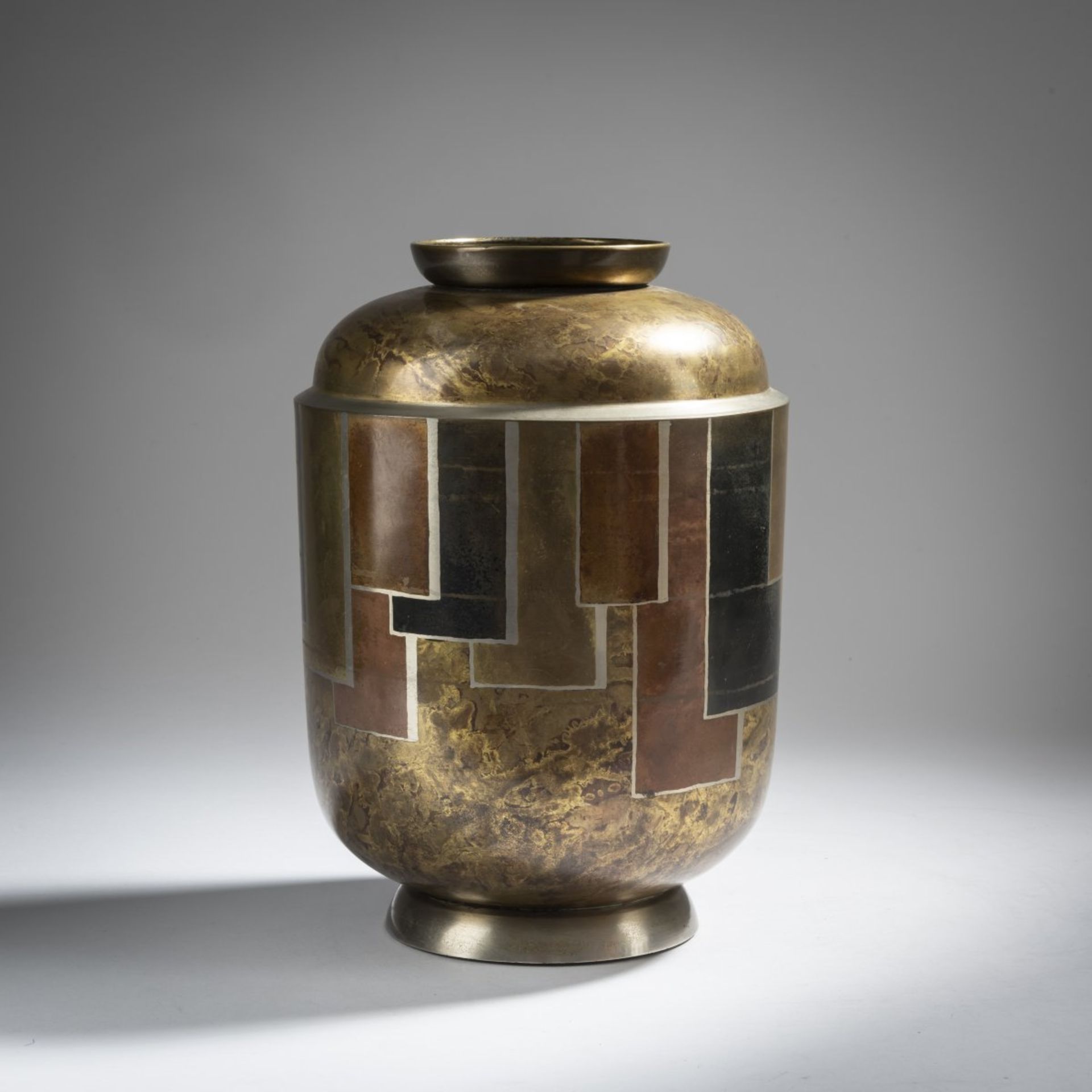 S'tienof, Dinanderie-Vase, um 1930
