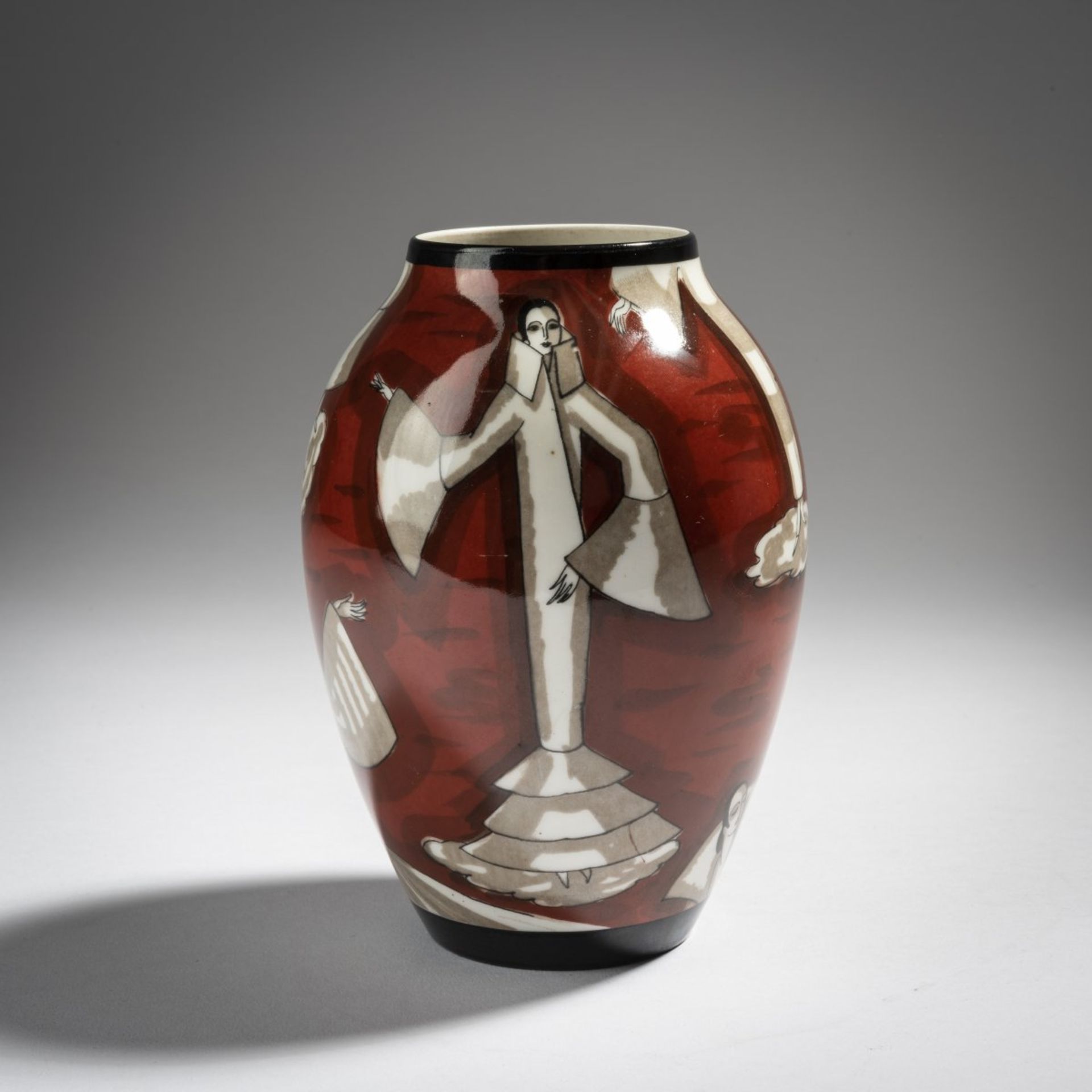 L. Bernardaud & Cie., Limoges, Kleine Vase, um 1930