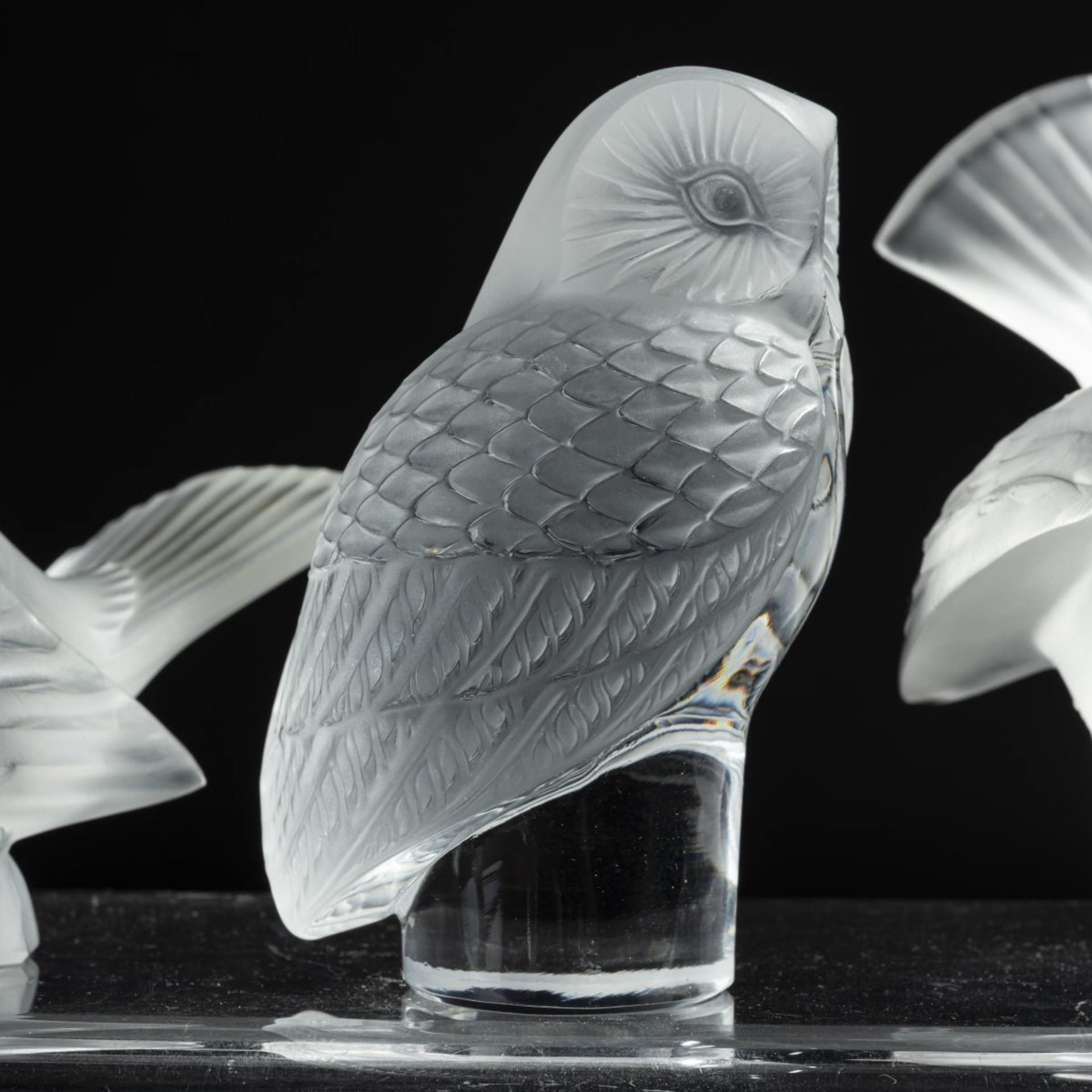 Lalique, Wingen-sur-Moder, Konvolut von sieben Objekten, 1920er - 1960er Jahre - Bild 3 aus 9