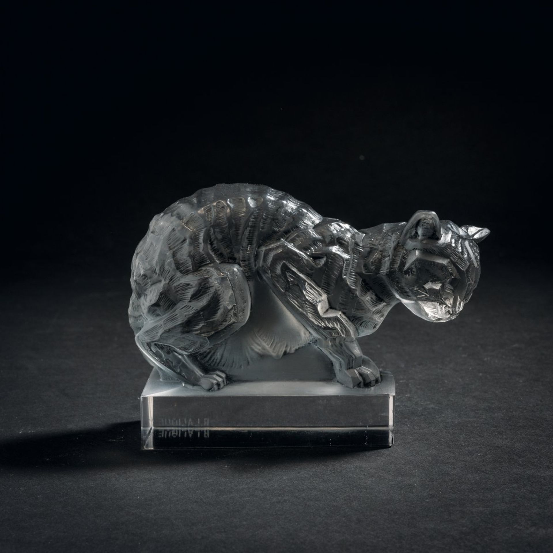 René Lalique, Briefbeschwerer 'Chat', 1929