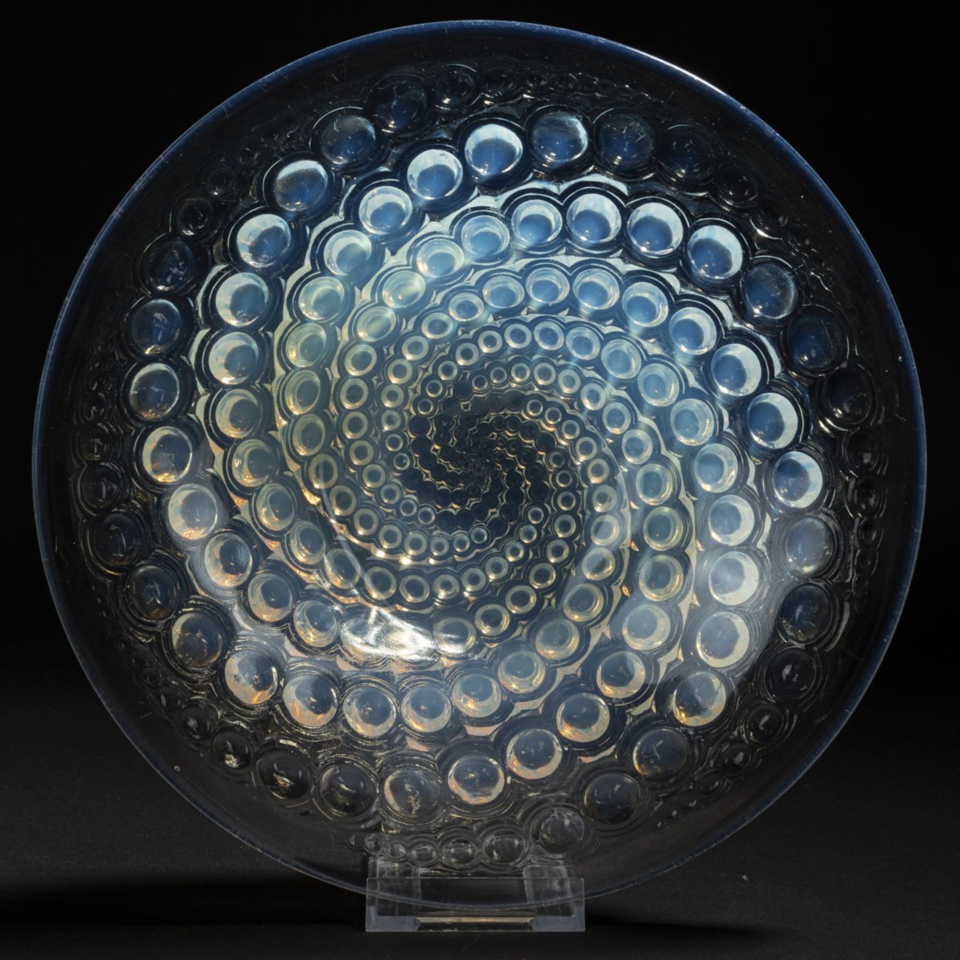 René Lalique, Teller 'Poissons N° 1', 1931 und Schale 'Volutes', 1934 - Bild 2 aus 7