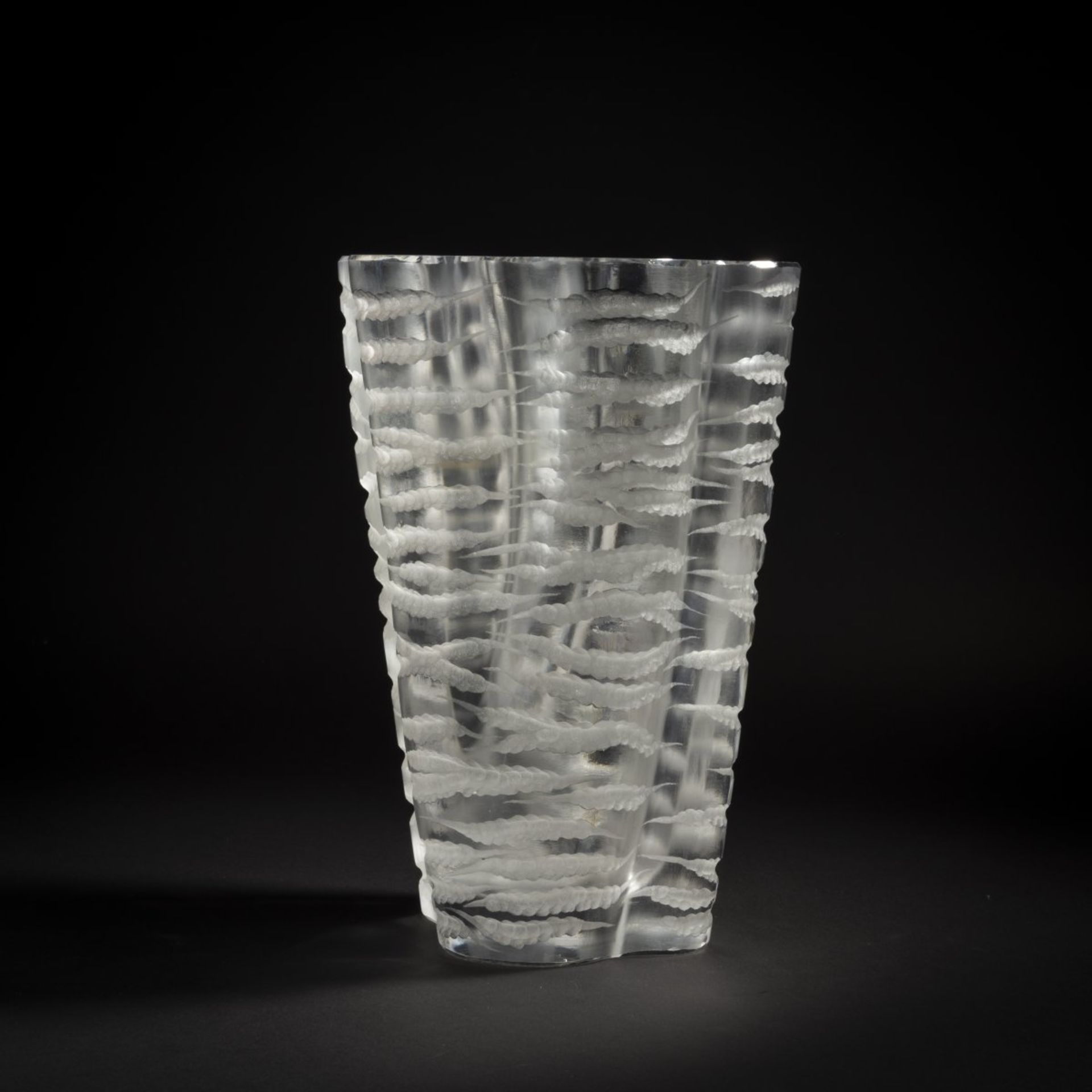 Marie-Claude Lalique, Vase 'Senlis', 1960er Jahre - Bild 5 aus 6