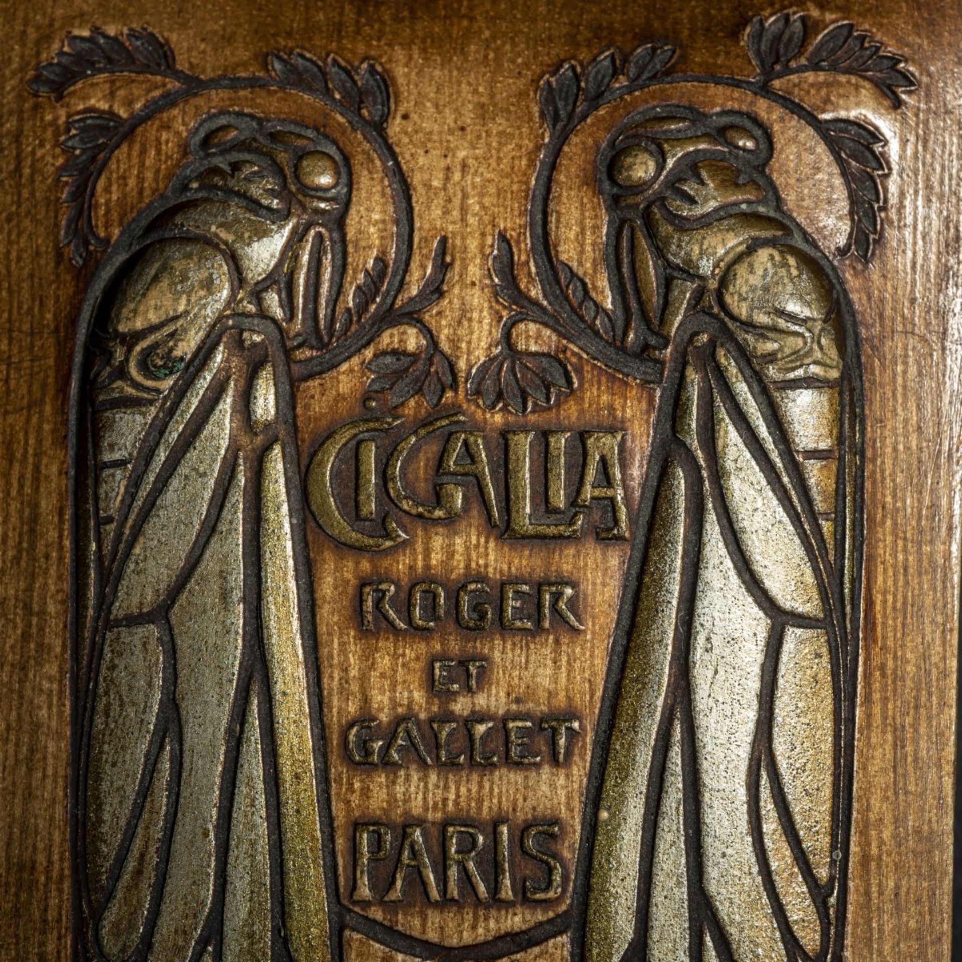 Lalique, Wingen-sur-Moder, Kästchen für den Flakon 'Cigalia' von Roger & Gallet, 1924 - Image 4 of 4