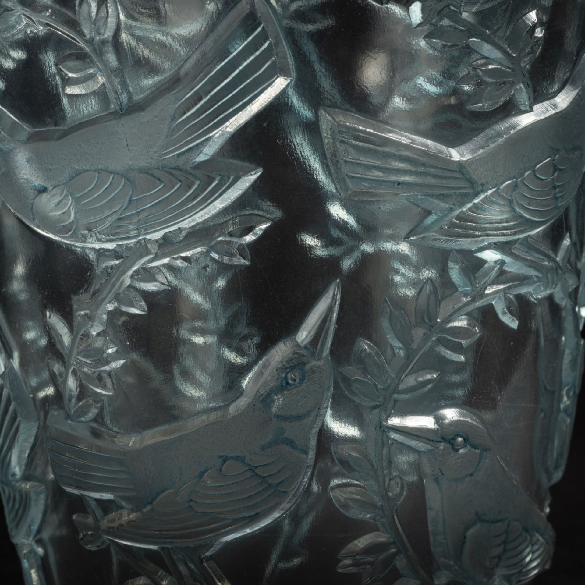 René Lalique, Vase 'Grives', 1938 - Bild 3 aus 5