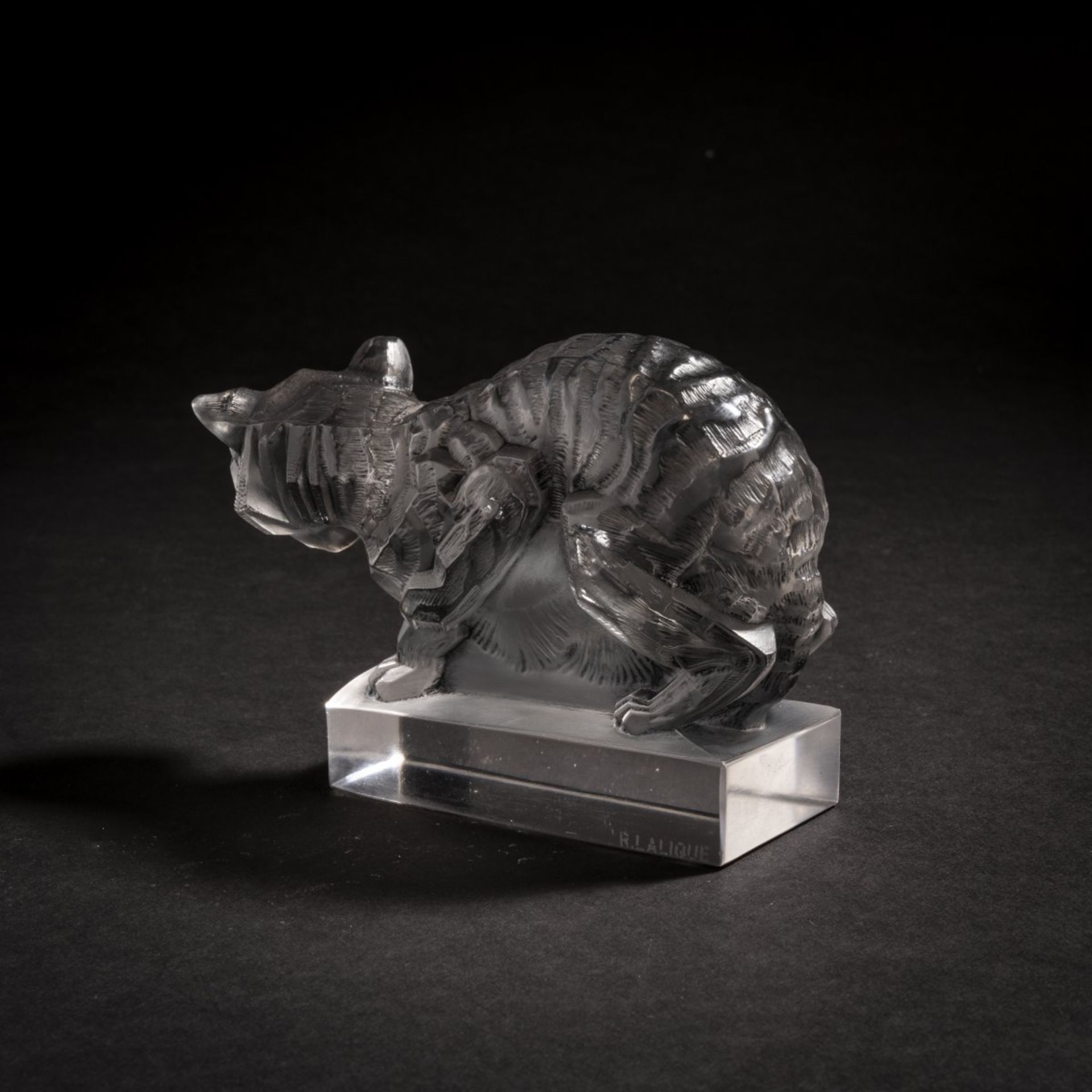 René Lalique, Briefbeschwerer 'Chat', 1929 - Image 3 of 4