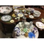 Miscellaneous ceramics including Maling, Carlton Ware, vases, a Sylvac coffee pot & cover, Masons,