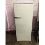 A Miele upright freezer, having interior with six drawers. (27in x 27in x 65in)