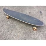 A Saltrock longboard with 35mm wheels. (40in)