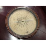 An eighteenth century mariners compass, owned by Lord Nelson and given to his Northumbrian born
