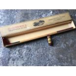 A boxed Glenmorangie presentation putter, the hickory shafted club by Swilken of St Andrews;
