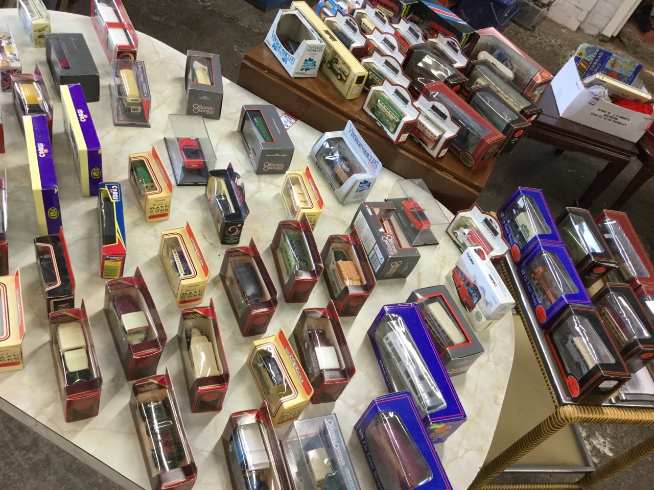 A collection of boxed model cars, vans, buses, lorries, etc., by Maychbox, Lledo, Days Gone, - Image 2 of 3