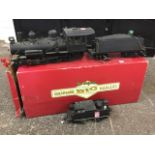 A boxed Bachman American Baldwin Mogul engine & tender, the 1:20 scale electric train model with a