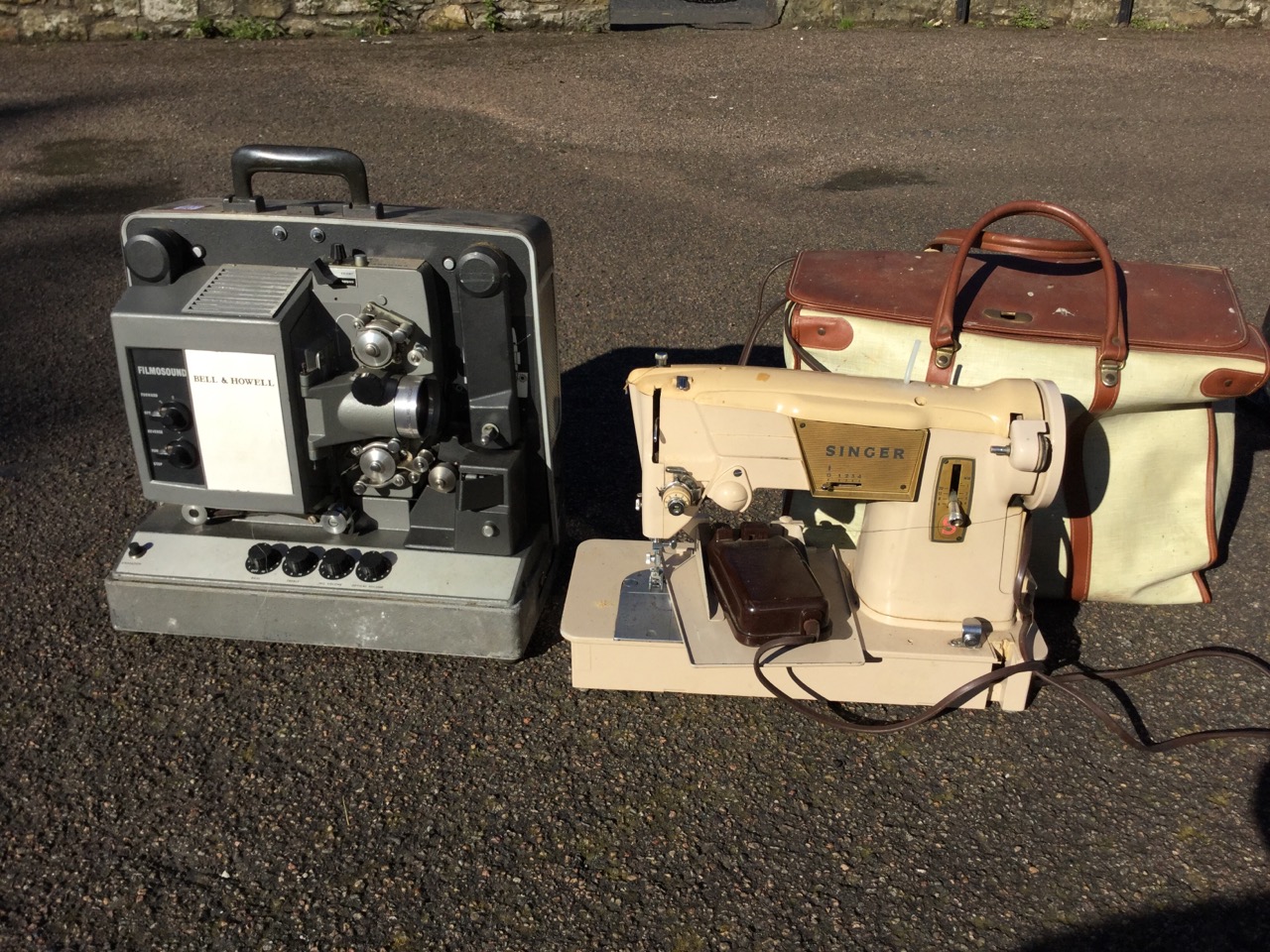 A collection of 78 records - mainly cased classical sets; a Bell & Howell cased film projector; - Image 2 of 3