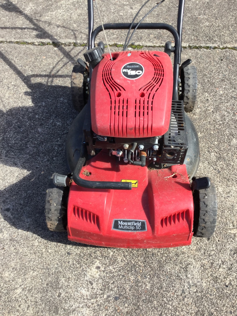 A Mountfield RV150 Multiclip 50 petrol lawnmower. - Image 2 of 3