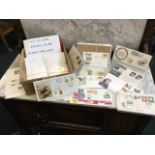 A collection of first day covers including two gold plated, UK & World, etc. ( A lot)