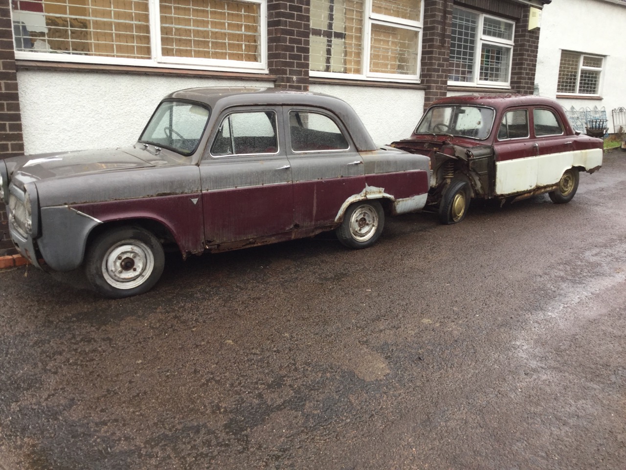A 1960 Ford Prefect saloon, the 997cc car with V5C registration certificate - was a runner! (