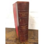 Whitakers History of Craven, the leather bound edition published in 1878, with illustrations and