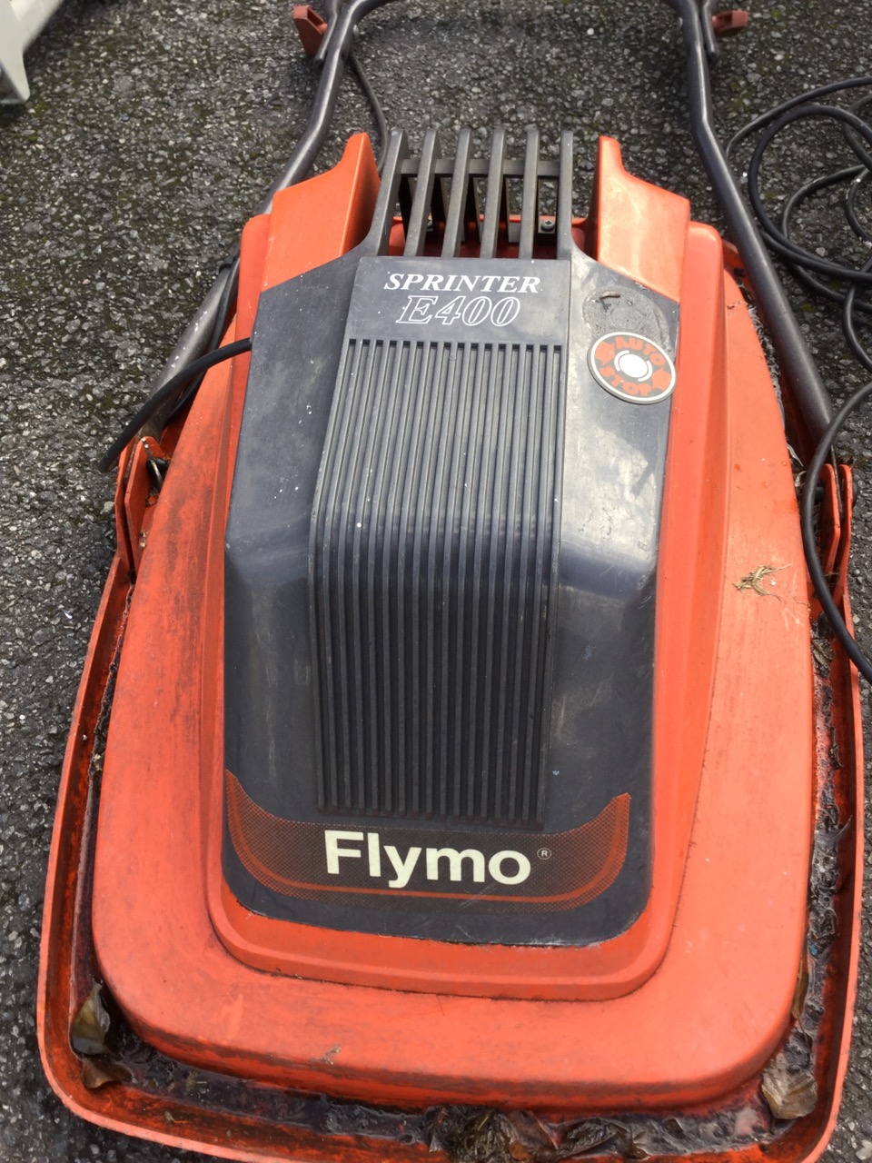 A Flymo electric Sprinter E400 hover mower with electric cable; and a Ryobi electric garden - Image 2 of 3