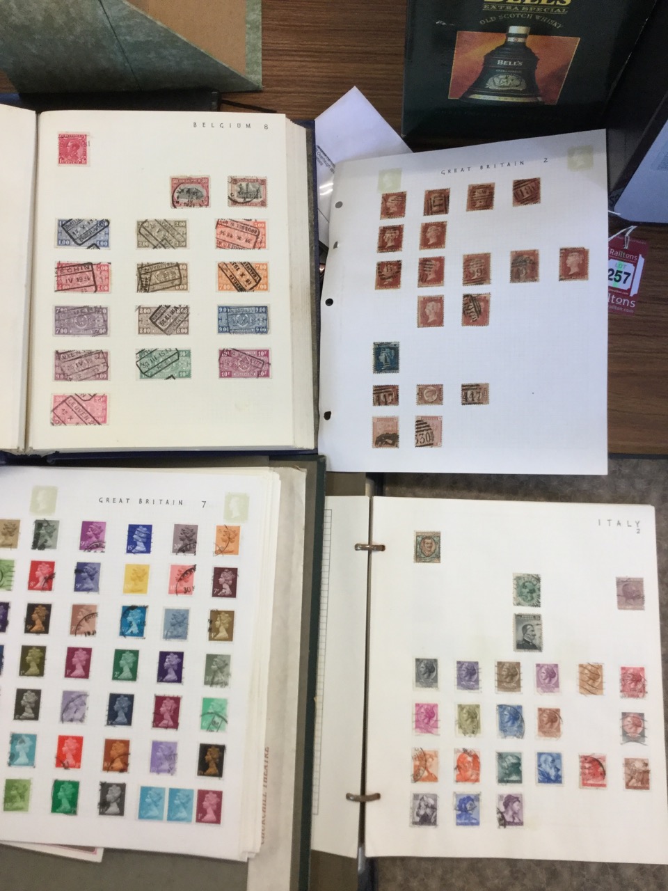 A stamp collection contained in three albums, GB and the world, some unused loose leaves for Stanley - Image 2 of 3