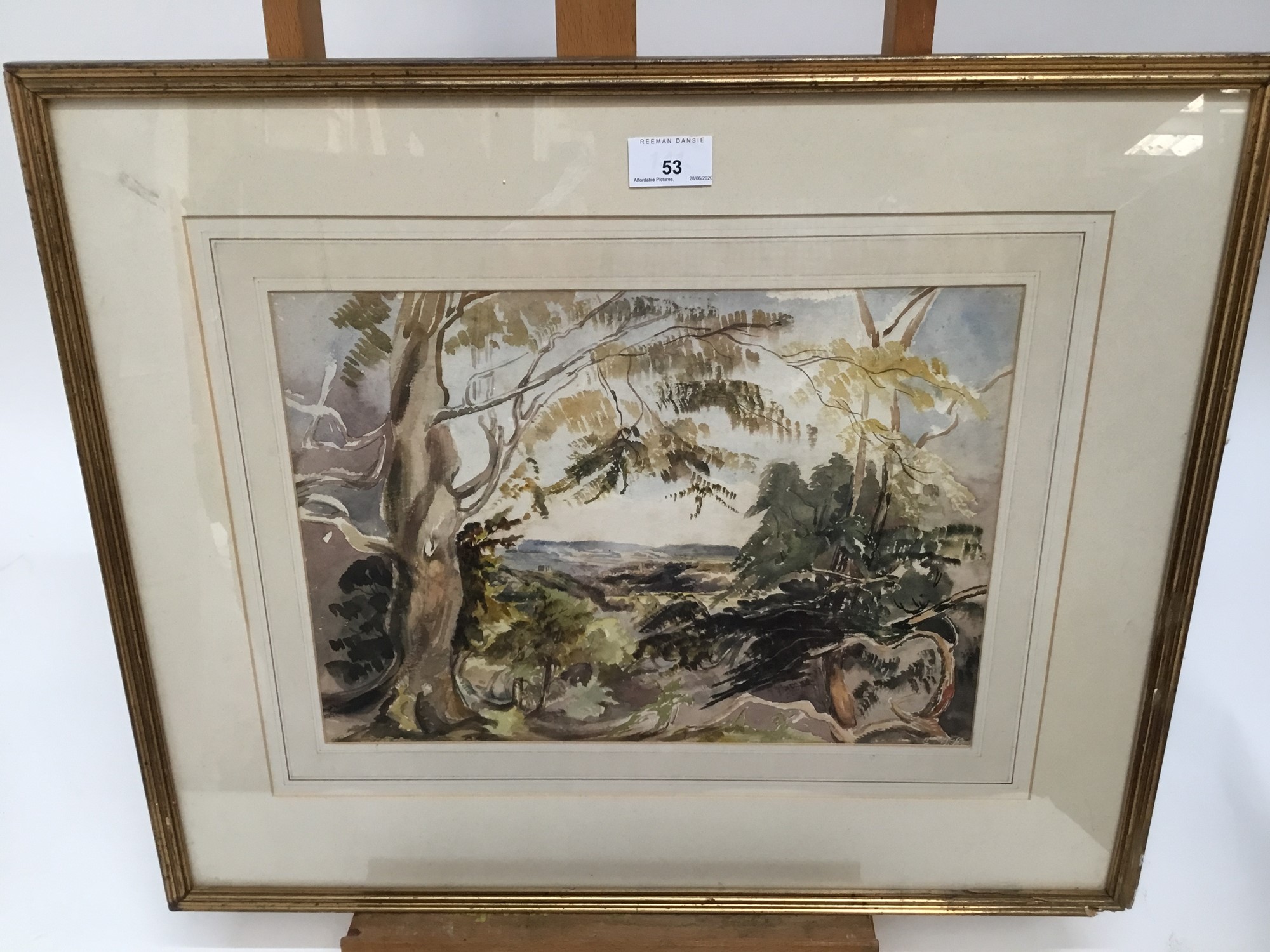 James Duffield Harding, watercolour, signed with initals - Image 3 of 4