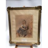 19th century watercolour portrait of John Ley of Trehill as a child
