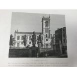 Collection of 18th / 19th century engravings, predominantly London Churches