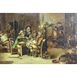 Manner of David Wilkie - Two 19th century interior scenes