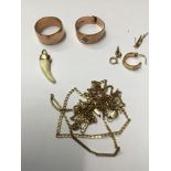 Collection gold jewellery