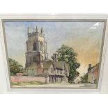 Louis Stanley Maurice Prince (1894-1985) watercolour - Stoke By Nayland