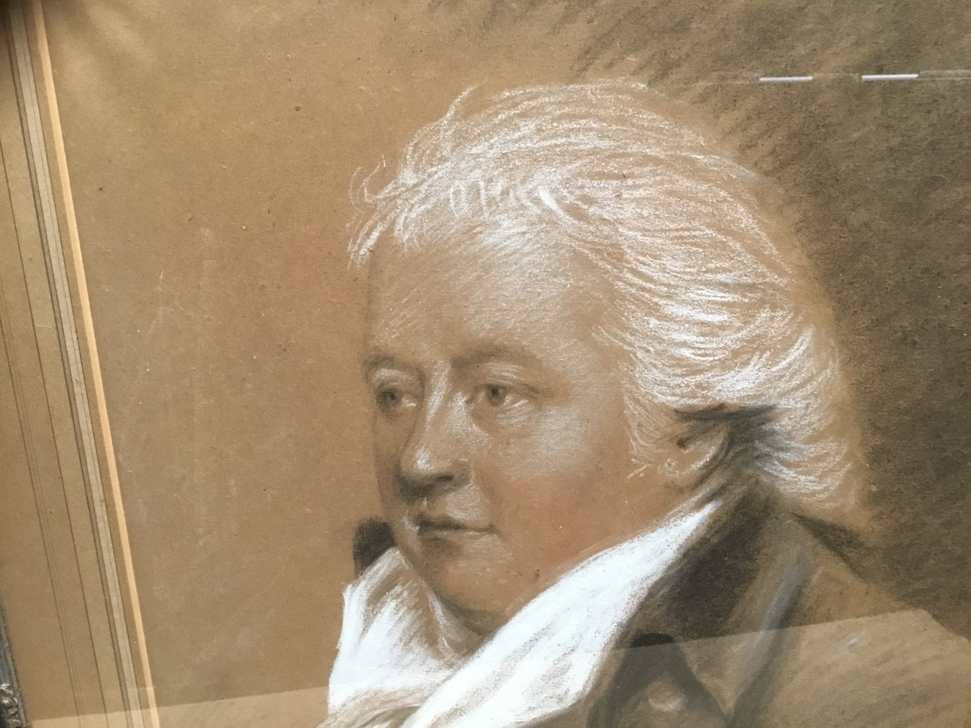 English School (late 18th/early 19th century) chalks, Portrait of a Gentleman, named as Thomas - Image 3 of 6