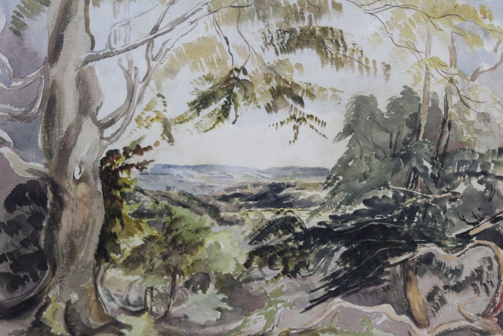 James Duffield Harding, watercolour, signed with initals