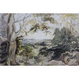 James Duffield Harding, watercolour, signed with initals