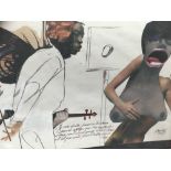 Ahmed Mahmood (born 1937) - A2 portfolio housing a series of 40 erotic collages