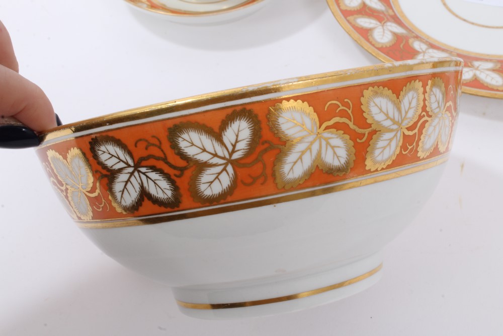 Attractive pair early 19th century Barr Worcester teacups and saucers... - Image 6 of 8