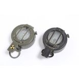 Second World War British Military Officers' Compass MKIII dated 1944 by T.G. Co. Ltd, together with