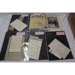 Military Boer War items including photographs, telegrams etc Colonel Johnson, letters to Sir