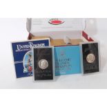 G.B. The Royal Mint mixed silver proof coinage to include £2's x 111 Common Wealth Games' 1986 x 2,
