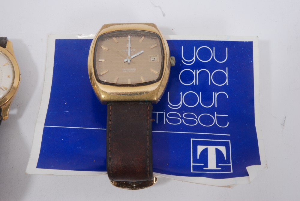 Two gold plated Ebel wristwatches and five other watches - Image 2 of 7