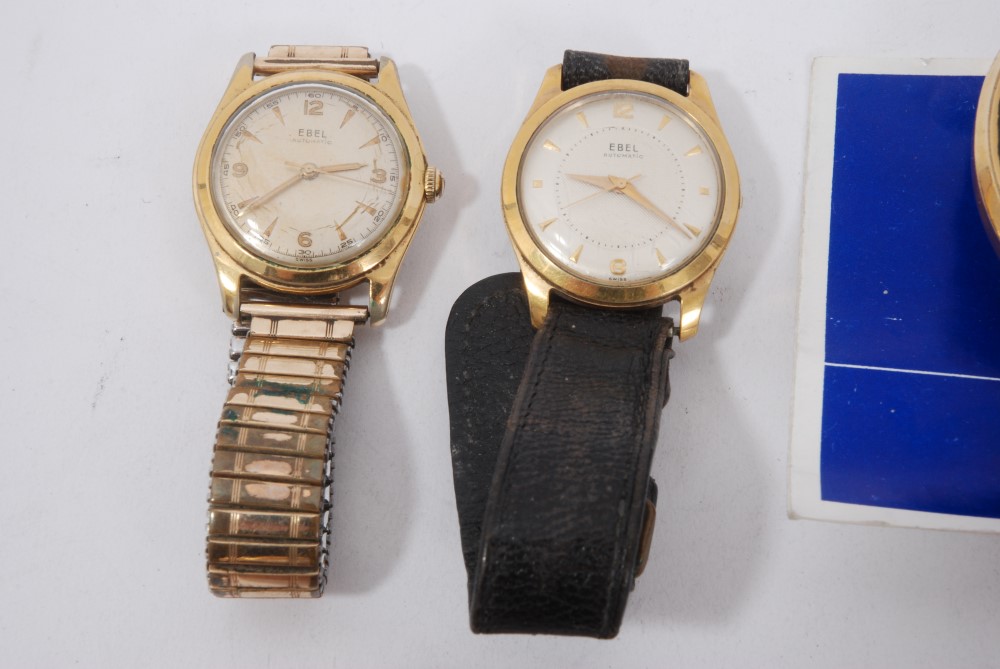 Two gold plated Ebel wristwatches and five other watches - Image 3 of 7