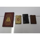 Miniature Books including The London Almanack for the Year of Christ 1783 in tooled cream leather