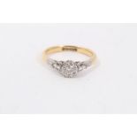 18ct gold diamond single stone ring