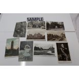 Postcards loose in box including GB topography, real photographic cards, early undivided backs,