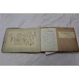 Victorian/Edwardian autograph album