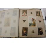 Two early 20th century Scrap Albums containing large and small scraps, Royalty, military, sport etc.