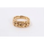 Edwardian 18ct gold knot ring