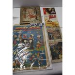 Collection of various items of ephemera to include comics and posters 1930-50s period. Including