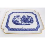 Copeland blue and white ceramic tray