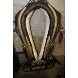 Superb early 20th century heavy horse collar