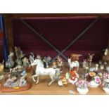 Beswick animals, Goebel, Border fine arts and flower ornaments